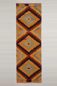 Turkish Kilim Rug 6.6x10 Oushak Cicim Kilim Rug. 3x10 Orange Turkish Adana Kilim Rug Runner. 97,304