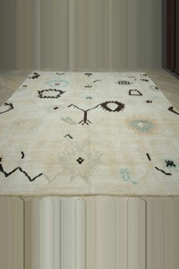 9x12 Shining White,Hemp Carpet Rug 270,345 - Turkish Carpet Rug $i
