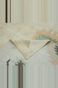 9x12 Shining White,Hemp Carpet Rug 270,345 - Turkish Carpet Rug $i