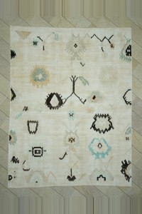 9x12 Shining White,Hemp Carpet Rug 270,345 - Turkish Carpet Rug $i