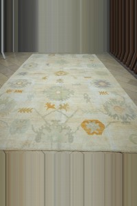 9x14 Oushak Pattern Shining White Hemp Rug. 282,440 - Turkish Carpet Rug $i