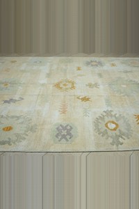9x14 Oushak Pattern Shining White Hemp Rug. 282,440 - Turkish Carpet Rug $i