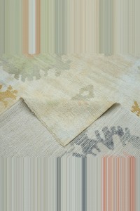 9x14 Oushak Pattern Shining White Hemp Rug. 282,440 - Turkish Carpet Rug $i