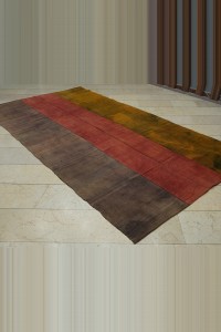 Nineteen Century Antique Cappadocia Kilim Rug 6x10 175,323 - Turkish Kilim Rug $i