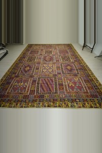 Nineteen Century Antique Sivas Zara Kilim Rug 290,396 - Turkish Kilim Rug $i