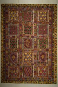 Nineteen Century Antique Sivas Zara Kilim Rug 290,396 - Turkish Kilim Rug $i
