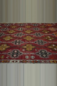 Oversized Antique Sarkisla Kilim Rug 10x14 290,413 - Turkish Kilim Rug $i