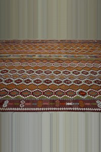 Oversized AntiqueTurkish Kilim Rug 10x14 306,427 - Turkish Kilim Rug $i