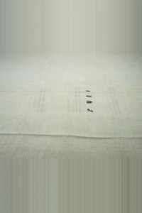 10x12 Plain White Hemp Kilim Rug. 310,366 - Turkish Hemp Rug  $i