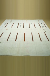 10x12 Striped Hemp Kilim Rug. 297,345 - Turkish Hemp Rug  $i