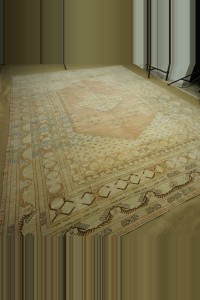 10x13 Natural Pastel Oushak Rug. 293,406 - Oushak Rug  $i