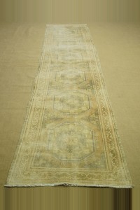 2,5x11 Faded Color Oushak Rug Runner. 76,322 - Turkish Rug Runner  $i