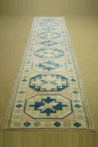 2.5x11 Wool Oushak Rug Runner. 85,336 - Turkish Rug Runner  $i