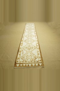 2,5x13 Natural Soft Color Carpet Rug Runner 80,384 - Turkish Rug Runner  $i