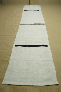 2.5x14 Modern Decor Hemp Kilim Rug Runner. 82x419 - Turkish Rug Runner  $i