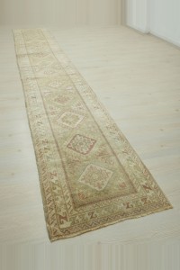 2.5x14 Narrow Wash Out Kars Carpet Rug Runner 75,432 - Turkish Rug Runner  $i