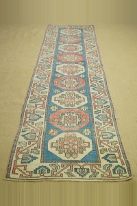 2,5x9 Wool Oushak Rug Runner. 80,286 - Turkish Rug Runner  $i