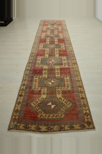 3.3x13.5 Old Sivas Carpet Rug Runner. 100,402 - Turkish Rug Runner  $i