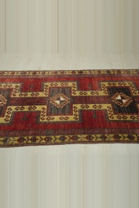 3.5x13.5 Old Village Woven Sivas Rug Runner 105,410 - Turkish Rug Runner  $i