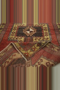 3.5x13.5 Old Village Woven Sivas Rug Runner 105,410 - Turkish Rug Runner  $i