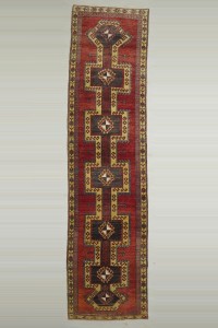 Turkish Rug Runner 3.5x13.5 Old Village Woven Sivas Rug Runner 105,410