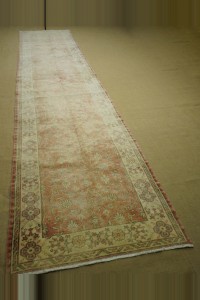 3,5x14 Long Oushak Rug Runner. 140,440 - Turkish Rug Runner  $i