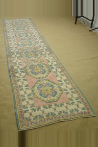 3x11 Wool Oushak Rug Runner 86,341 - Turkish Rug Runner  $i