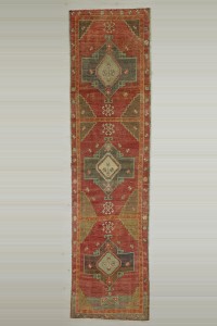 Turkish Rug Runner 3x12 Old Malatya Carpet Rug Runner. 160,297