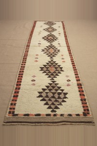 3x12 Wool Ethnic Rug Runner. 94,355 - Turkish Rug Runner  $i