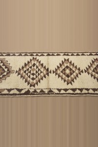 3x12 Wool Herki Rug Runner 89,370 - Turkish Rug Runner  $i