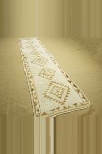 3x13 Brown And White Carpet Rug Runner 92,380 - Turkish Rug Runner  $i