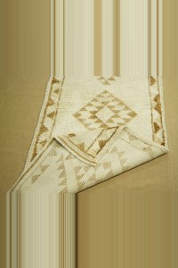 3x13 Brown And White Carpet Rug Runner 92,380 - Turkish Rug Runner  $i