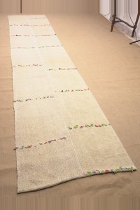 3x13 Modern Hemp Kilim Rug Runner. 88,402 - Turkish Rug Runner  $i