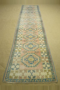 3x13 Wool Oushak Rug Runner. 86,387 - Turkish Rug Runner  $i