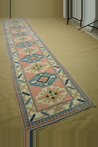 3x14 Wool Oushak Rug Runner  94,412 - Turkish Rug Runner  $i