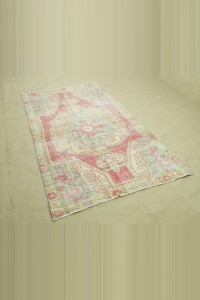 4x7 Vintage Oushak Rug 120,215 - Oushak Rug  $i