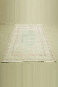 4x7 Vintage Oushak Rug 132,213 - Oushak Rug  $i