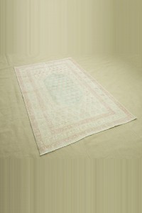 4x7 Vintage Oushak Rug 132,213 - Oushak Rug  $i