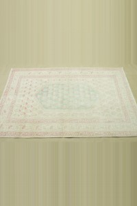 4x7 Vintage Oushak Rug 132,213 - Oushak Rug  $i