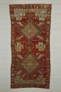 Turkish Carpet Rug 5x11 Old Kars Carpet Rug 156,326