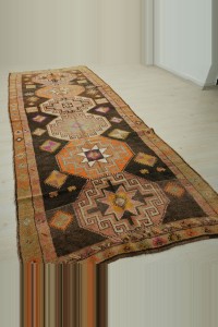 5x12 Old Village Woven Kars Carpet Rug. 147,364 - Turkish Rug Runner  $i