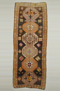 Turkish Rug Runner 5x12 Old Village Woven Kars Carpet Rug. 147,364