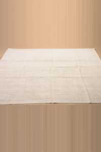 5x7 Off White Hemp Kilim Rug. 152,237 - Turkish Hemp Rug  $i