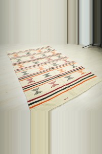 5x8 Natural Kilim Rug. 158,251 - Turkish Natural Rug  $i