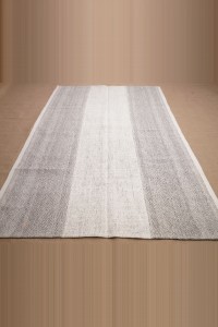 5x9 Cotton Goat Hair Rug 160,265 - Grey Turkish Rug  $i