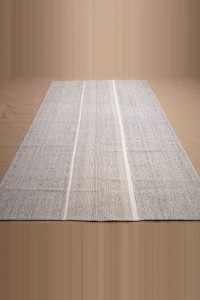 5x9 Grey Kilim Rug. 161,282 - Grey Turkish Rug  $i