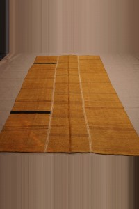 5x9 Saffron Overdye Hemp Rug 161,286 - Turkish Hemp Rug  $i