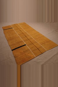 5x9 Saffron Overdye Hemp Rug 161,286 - Turkish Hemp Rug  $i