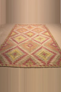 6.5x10 Brown Oushak Cicim Kilim Rug. 194,320 - Turkish Kilim Rug  $i