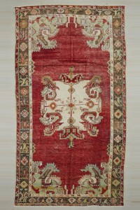 Turkish Carpet Rug 6.5x11.5 Old Denizli Çal Carpet Rug 193x342